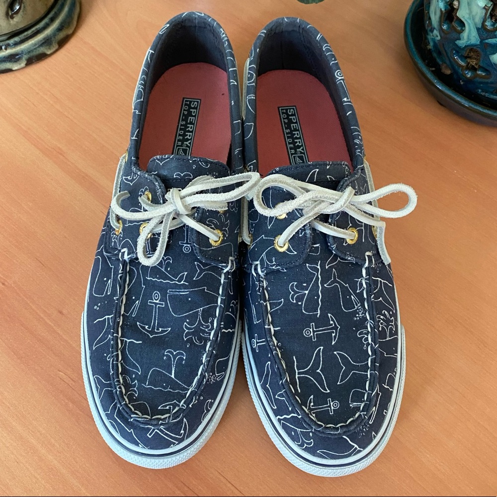 Sperry Top-Sider Women's Blue Whale Anchor Pattern